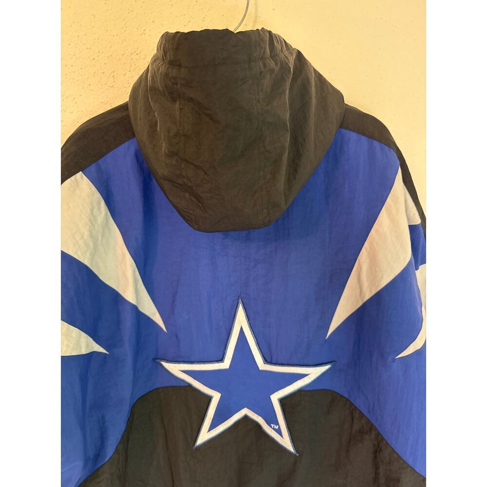 Vintage Dallas Cowboys Apex One NFL Pro Line Puffer Jacket Hood Big Star  XL￼ - Picture 6 of 16